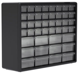 akro-mils plastic storage cabinet